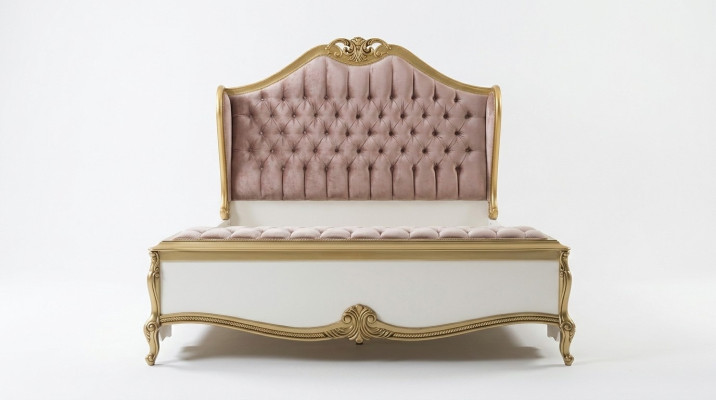 Chesterfield Bed Frame Design Upholstery Luxury Bed Bedroom Beds Pink
