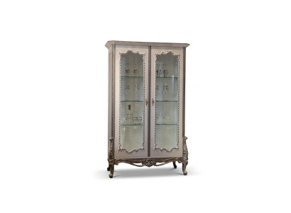 Display glass cabinet showcase living room wood sideboard luxury furniture new