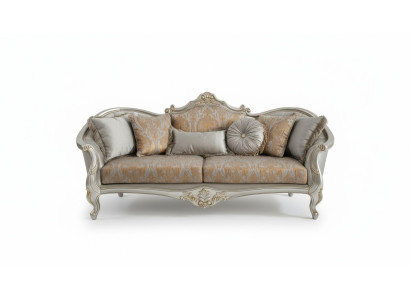 Couch Cushion Sofa Sofas 3-Seater Three-Seater Living Room Gray Velvet