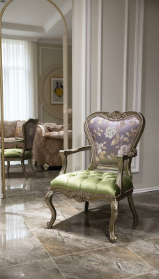 Armchair 1 Seater Green Living Room Elegant Furniture Luxury Chesterfield New