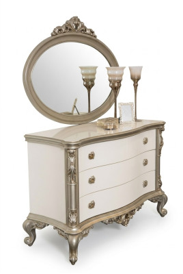 Luxury Dresser Furniture Sideboard Dressers Buffet with Mirror 2-piece Set New