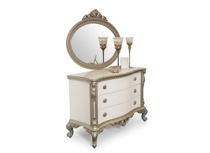 Luxury Dresser Furniture Sideboard Dressers Buffet with Mirror 2-piece Set New