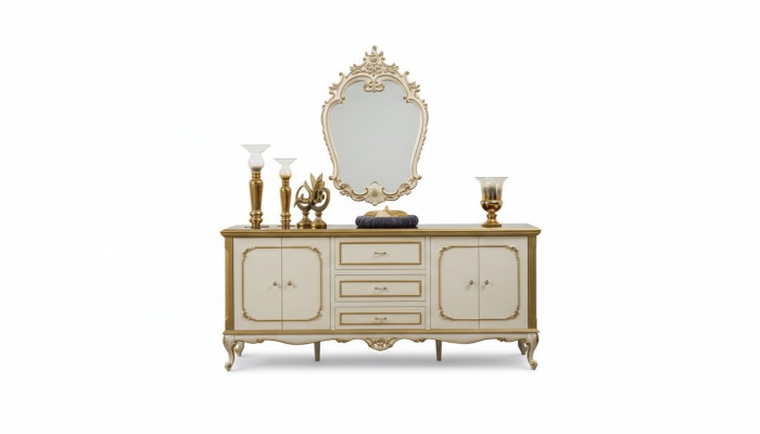 Italian furniture dresser gold baroque rococo sideboard dressers wood