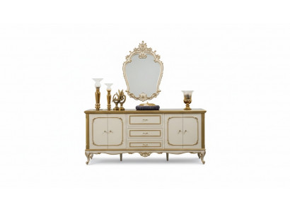 Italian furniture dresser gold baroque rococo sideboard dressers wood