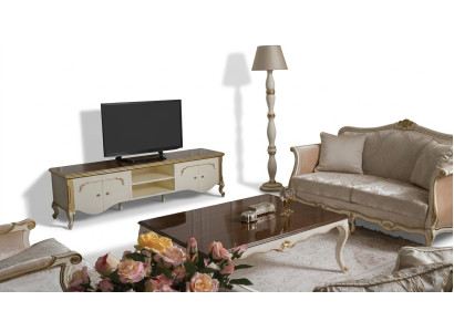 Luxury set coffee table TV cabinet sofa couch upholstery set suite 3-piece. New