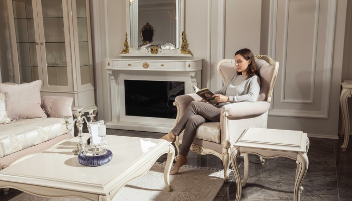 Armchair Wing Chair Luxury 1-Seater Single Seater Upholstery Seat Chair Classic
