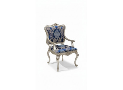 Armchair Chairs Armrest Upholstered Chair Luxury Dining Room Chair Patterned