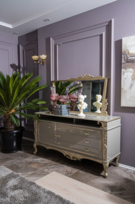 Sideboard with mirror living room design new furniture console sideboard wood