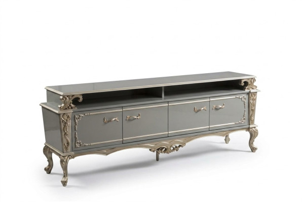 Sideboard Luxury Shelf Wood Sideboard Cabinets Living Room Lowboard Design