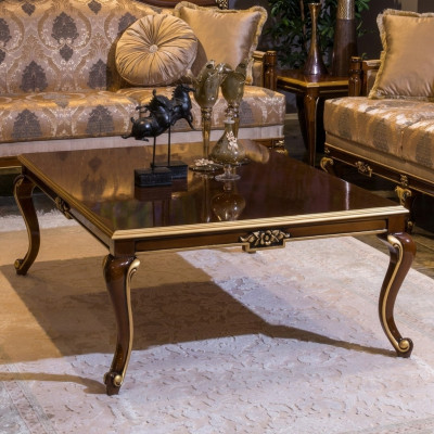 Luxury Coffee Table Brown Coffee Tables Living Room Wood Table Furniture