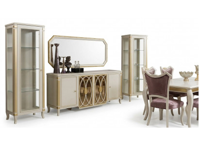 Classic set display cabinet RTV sideboard luxury display cabinet cupboards set 2 pieces.