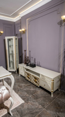 Luxury TV cabinet lowboard RTV furniture frame cabinets sideboard baroque