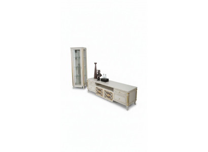 Luxury TV cabinet lowboard RTV furniture frame cabinets sideboard baroque