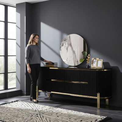 Sideboard Luxury Cabinet Shelf Wood Sideboard Cabinets Living Room Modern Designer