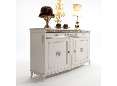 Classic Antique Style Dresser Sideboard Chest Wooden Cabinet Sideboard White New