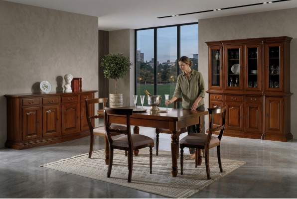 Dining table, table, furniture, furnishing, tables, Italian furniture, solid wood, dining room