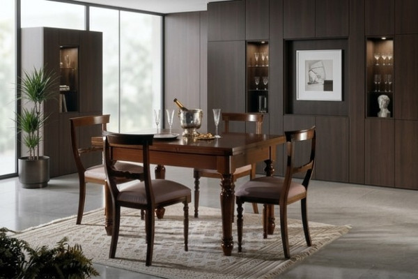 Dining table, table, furniture, furnishing, tables, Italian furniture, solid wood, dining room