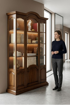 Bookshelf Cabinet Shelf Solid Wood Furniture Display Cabinet Office Furniture Office Furnishing