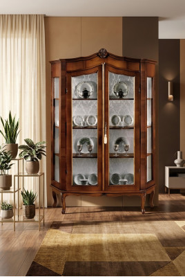 Living room sideboard glass cabinet showcase dining room sideboard wooden cabinets furniture