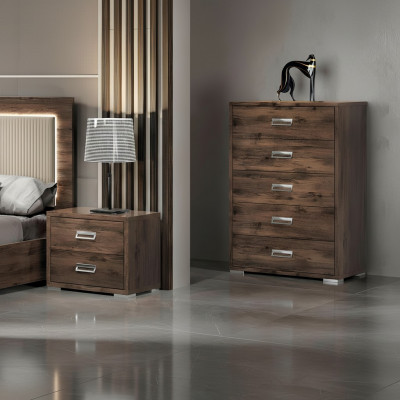 Modern wooden chest of drawers for the bedroom
