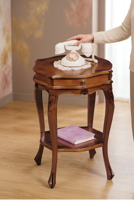 Telephone table, side table, console table, plant table, table, wood, tables, furniture, new.