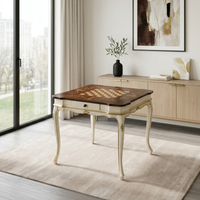 Chess table playing table table with chess miniature study furniture tables board game