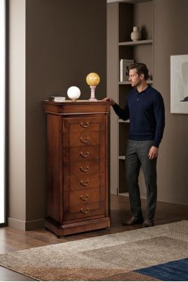 Dresser Cabinet Wardrobe Closet Sideboard Dressers Style Wood Luxury Lowboard