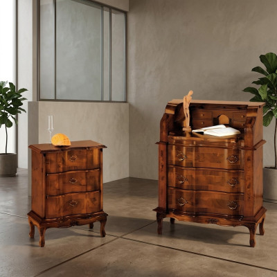 Luxury wooden nightstand bedside table console night modern style console new