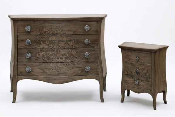 Bedside table bedside cabinet side cabinet dresser nightstand cabinet baroque