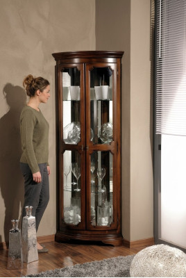 Corner display cabinets, display cabinets, chests of drawers, designer cabinet, Baroque, Rococo.