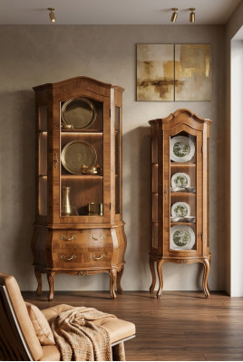 Luxury Display Cabinet Classic Display Cabinets Living Room Cabinets Sideboard Wood New