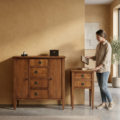 Bedside table, nightstand, dresser, console, side luxury side table, table, new.