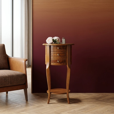 Side table coffee table oval dresser tables console design wood table new