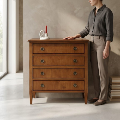 Sideboard Dressers Sideboards 4 Drawers Tall Cabinet Dresser Wardrobe Wood New