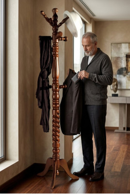 Coat rack valet coat stand butler furniture hallway wall corridor new