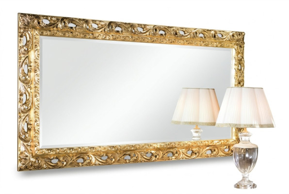 Italian classic designer mirror furniture wall mirror wood gold furniture new