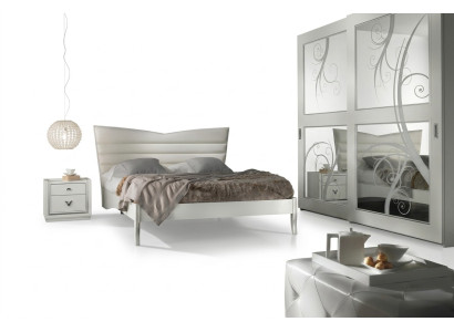 Bedroom bed nightstand set group double beds beds new set 3-piece.