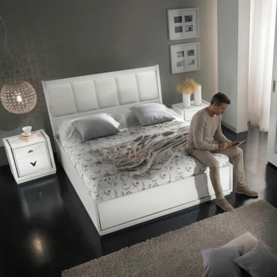 Upholstered bed beds bed upholstery design hotel double luxury design bed frame new