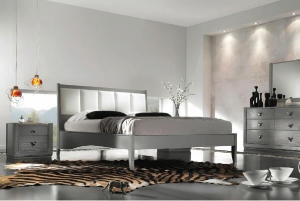Bedroom Bed Nightstand Beds Wood Group Double Design Suite Set 3-piece.