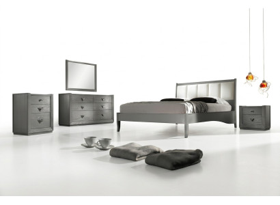 Bedroom bed nightstand dresser mirror set group double new set 5-piece