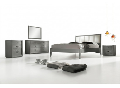 Bedroom bed nightstand dresser mirror set group double new set 5-piece
