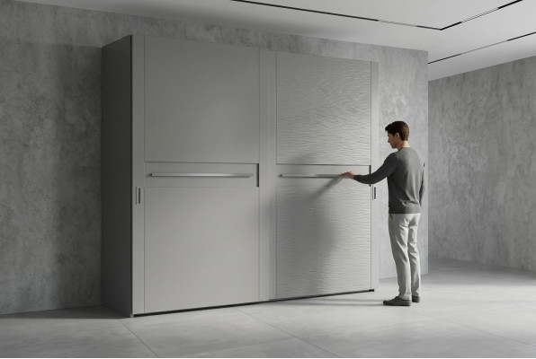 Wardrobe sliding door wardrobes wood Italian furniture furnishings