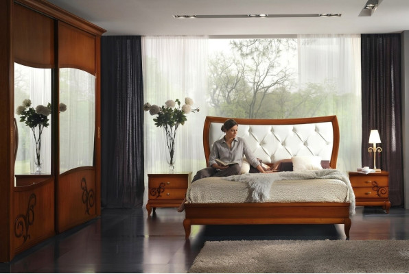 Luxury bedroom bed double bed wood upholstery beds double bed frame modern