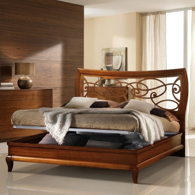 Bed Luxury Bedroom Double Bed Wood Upholstered Beds Double Bed Frame Modern