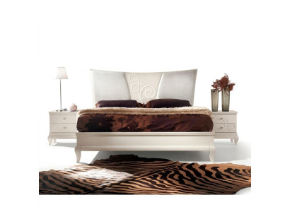Bedroom bed nightstand double beds set bed frame beds set 3 pcs.