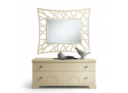 Mirror Hanging Mirror Wood Modern Wall Mirror Furniture Small Mirror Design 90x90 New