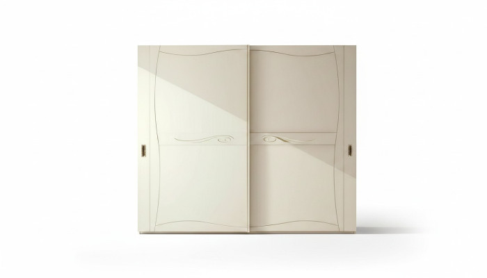 Luxury wardrobe with sliding doors bedroom closet cabinets wood design