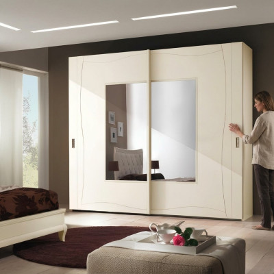 Closets bedroom wardrobe with sliding doors wardrobe wall wood design