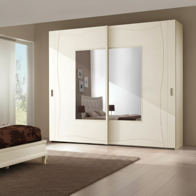 Closets bedroom wardrobe with sliding doors wardrobe wall wood design