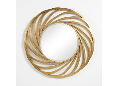 Round mirror, hanging mirror, wood, modern wall mirror, furniture mirror design, 90x90